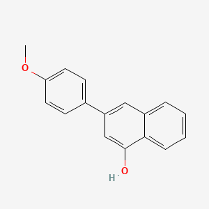 1-Naphthalenol, 3-(4-methoxyphenyl)-