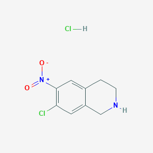 7-Chloro-6-nitro-1,2,3,4-tetrahydroisoquinoline hydrochloride