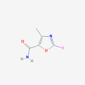 2-Iodo-4-methyloxazole-5-carboxamide