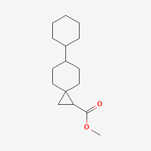 Methyl 6-cyclohexylspiro[2.5]octane-1-carboxylate