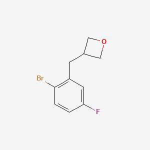 3-(2-Bromo-5-fluorobenzyl)oxetane