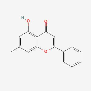 5-Hydroxy-7-methyl-2-phenyl-4H-1-benzopyran-4-one