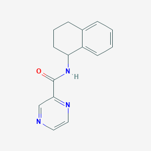 N-(1,2,3,4-tetrahydronaphthalen-1-yl)pyrazine-2-carboxamide