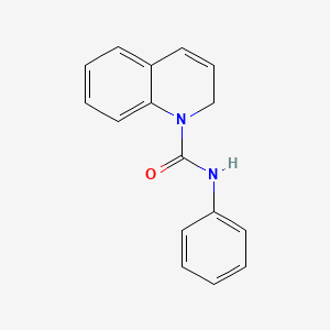 Quinoline, 1,2-dihydro-1-phenylcarbamoyl-