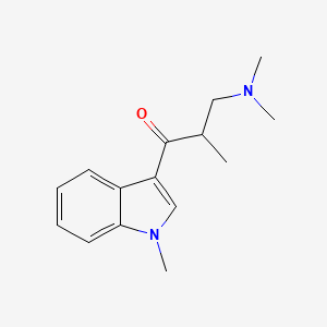 3-(Dimethylamino)-2-methyl-1-(1-methyl-1h-indol-3-yl)propan-1-one