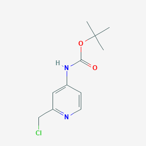 Tert-butyl 2-(chloromethyl)pyridin-4-ylcarbamate