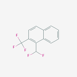 1-(Difluoromethyl)-2-(trifluoromethyl)naphthalene