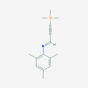 (1E)-N-(2,4,6-Trimethylphenyl)-3-(trimethylsilyl)prop-2-yn-1-imine