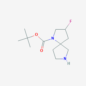 tert-Butyl 3-fluoro-1,7-diazaspiro[4.4]nonane-1-carboxylate