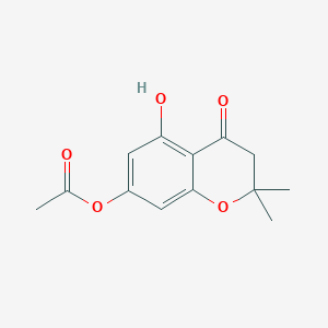 5-Hydroxy-2,2-dimethyl-4-oxo-3,4-dihydro-2h-chromen-7-yl acetate