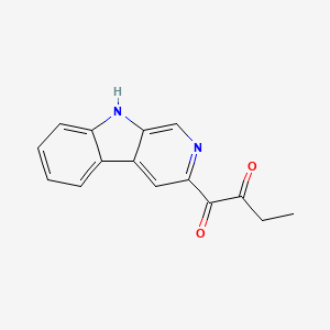 1-(9H-Pyrido[3,4-b]indol-3-yl)butane-1,2-dione