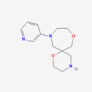 11-(Pyridin-3-yl)-1,8-dioxa-4,11-diazaspiro[5.6]dodecane