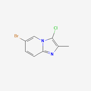 6-Bromo-3-chloro-2-methylimidazo[1,2-a]pyridine