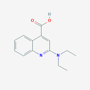 2-(Diethylamino)quinoline-4-carboxylic acid