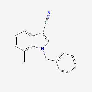 1-Benzyl-7-methyl-1H-indole-3-carbonitrile