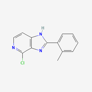 4-Chloro-2-(2-methylphenyl)-1H-imidazo(4,5-c)pyridine