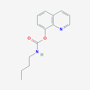 Quinolin-8-yl N-butylcarbamate