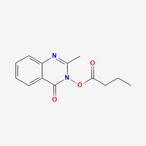 2-Methyl-4-oxoquinazolin-3(4H)-yl butyrate