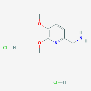 (5,6-Dimethoxypyridin-2-yl)methanamine dihydrochloride