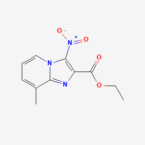 Ethyl 8-methyl-3-nitroimidazo[1,2-a]pyridine-2-carboxylate