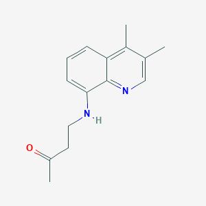 4-((3,4-Dimethylquinolin-8-yl)amino)butan-2-one