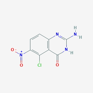 2-amino-5-chloro-6-nitroquinazolin-4(3H)-one