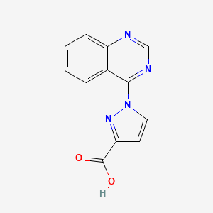 1-(Quinazolin-4-yl)-1H-pyrazole-3-carboxylic acid