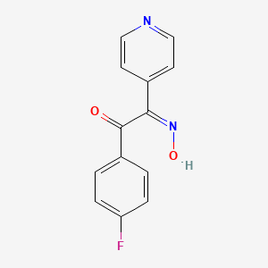 (2Z)-1-(4-fluorophenyl)-2-hydroxyimino-2-pyridin-4-ylethanone