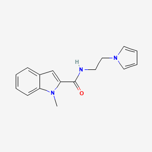 1-methyl-N-[2-(1H-pyrrol-1-yl)ethyl]-1H-indole-2-carboxamide