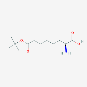 molecular formula C12H23NO4 B11867442 (S)-2-Amino-8-(tert-butoxy)-8-oxooctanoic acid CAS No. 276869-42-2