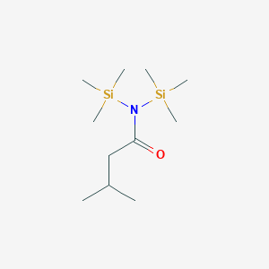 molecular formula C11H27NOSi2 B11867475 3-Methyl-N,N-bis(trimethylsilyl)butanamide CAS No. 88515-04-2