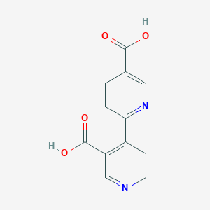 molecular formula C12H8N2O4 B11867734 [2,4'-Bipyridine]-3',5-dicarboxylic acid 