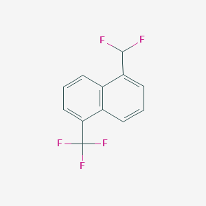 1-(Difluoromethyl)-5-(trifluoromethyl)naphthalene