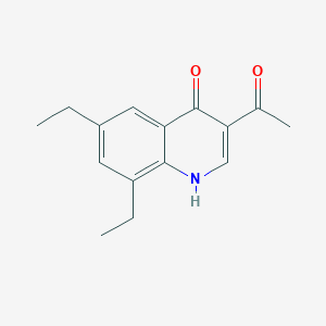 3-Acetyl-6,8-diethylquinolin-4(1H)-one