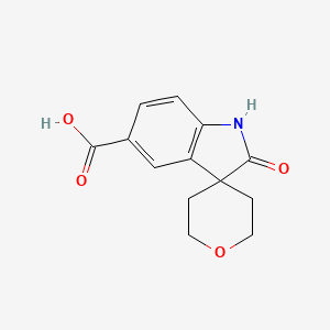 2-Oxo-2',3',5',6'-tetrahydrospiro[indoline-3,4'-pyran]-5-carboxylic acid