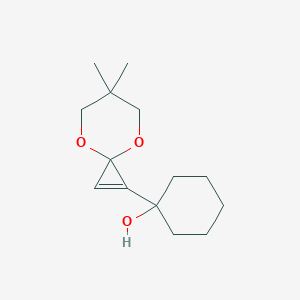 Cyclohexanol, 1-(6,6-dimethyl-4,8-dioxaspiro[2.5]oct-1-en-1-yl)-