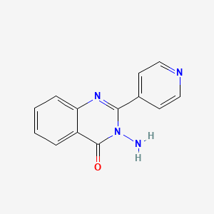 3-Amino-2-(pyridin-4-YL)quinazolin-4(3H)-one