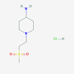 1-(2-(Methylsulfonyl)ethyl)piperidin-4-amine hydrochloride