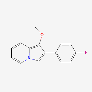 2-(4-Fluorophenyl)-1-methoxyindolizine