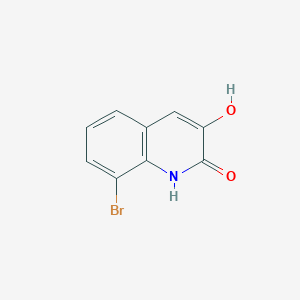 8-Bromo-3-hydroxyquinolin-2(1H)-one