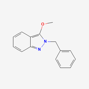 molecular formula C15H14N2O B11868030 2-Benzyl-3-methoxy-2H-indazole CAS No. 842168-57-4