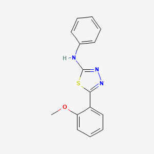 5-(2-methoxyphenyl)-N-phenyl-1,3,4-thiadiazol-2-amine