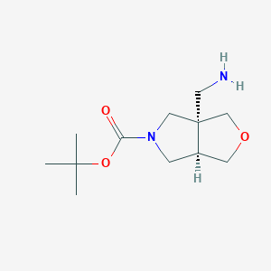 cis-tert-Butyl 3a-(aminomethyl)tetrahydro-1H-furo[3,4-c]pyrrole-5(3H)-carboxylate