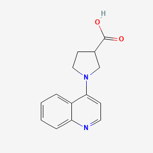 1-(Quinolin-4-yl)pyrrolidine-3-carboxylic acid