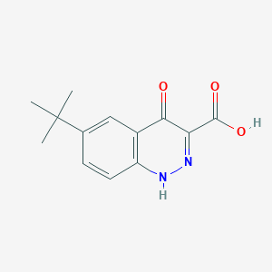 6-(tert-Butyl)-4-oxo-1,4-dihydrocinnoline-3-carboxylic acid