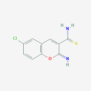 6-Chloro-2-imino-2H-chromene-3-carbothioamide