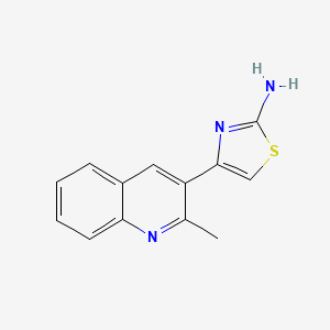 4-(2-Methylquinolin-3-YL)thiazol-2-amine