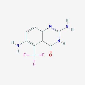 4(1H)-Quinazolinone, 2,6-diamino-5-(trifluoromethyl)-