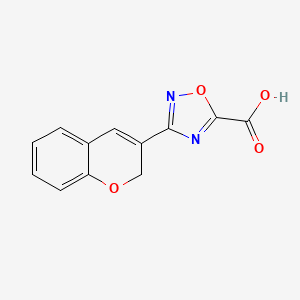 3-(2H-Chromen-3-yl)-1,2,4-oxadiazole-5-carboxylic acid