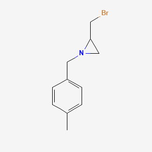 Aziridine, 2-(bromomethyl)-1-[(4-methylphenyl)methyl]-